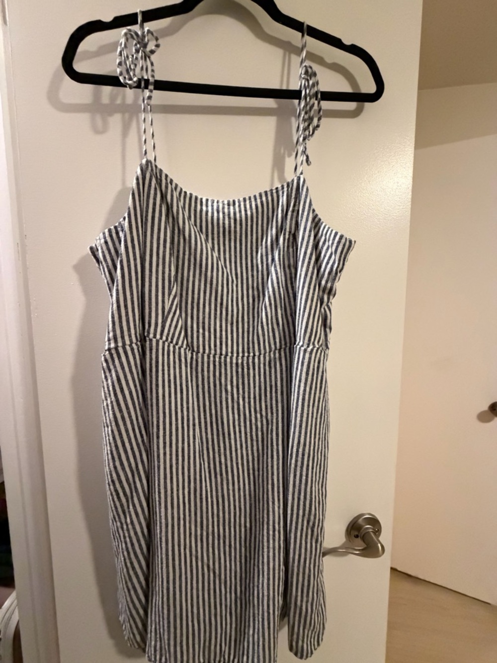 Old Navy light blue/white striped dress